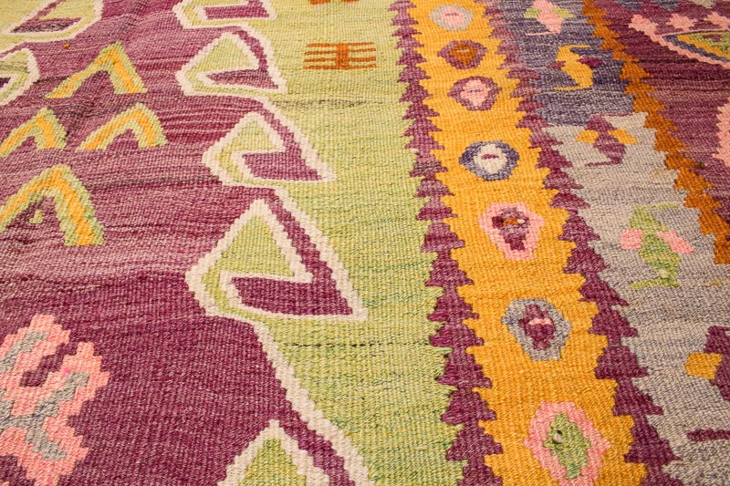 5170 Turkish Ordu Kilim 160x192cm (5.3 x 6.3ft)